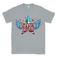 Heather Grey American honey 4th of july Classic Tee - FaDigitalArtStudio