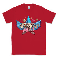 Red American honey 4th of july Classic Tee - FaDigitalArtStudio