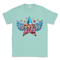 Seafoam American honey 4th of july Classic Tee - FaDigitalArtStudio