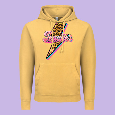 Flash Teacher Vintage Hoodie Designed By Barkaloodesign