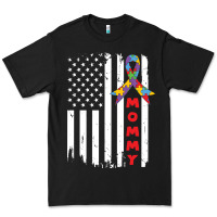 Black lil autism mom Premium Tee - CowhideDigitalArt