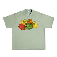 Oil Green Peppers Urban Heavy Tee - LillyAllenDesigns