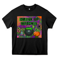 Black drink up witches tumbler Heavy Core Tee - BundleAndBundleShop