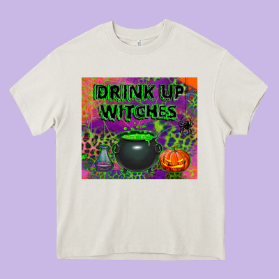 Drink Up Witches Tumbler Heavy Core Tee Designed By Bundleandbundleshop