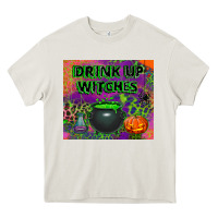 Cream drink up witches tumbler Heavy Core Tee - BundleAndBundleShop