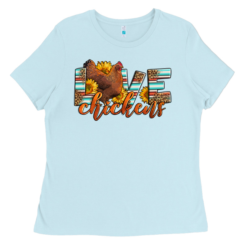 Love Chickens Ladies Tee by LillyAllenDesigns | Teevron