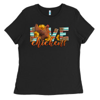 Black love chickens Ladies Tee - LillyAllenDesigns