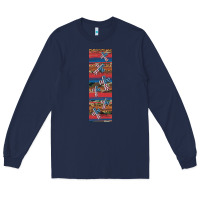 Navy usa flag and cross penwraps Long Sleeve Tee - Artiststas