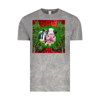 Cloud Rock christmas holstein Vintage Tee - LillyAllenDesigns