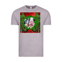 Vintage Zinc christmas holstein Vintage Tee - LillyAllenDesigns