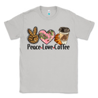 Moon Dust peace love coffee Classic Tee - BarkalooDesign