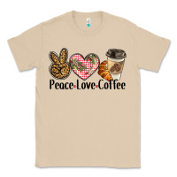 Mushroom peace love coffee Classic Tee - BarkalooDesign
