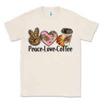 Natural peace love coffee Classic Tee - BarkalooDesign