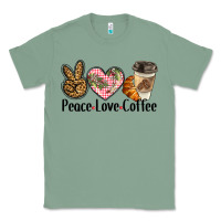Sage peace love coffee Classic Tee - BarkalooDesign