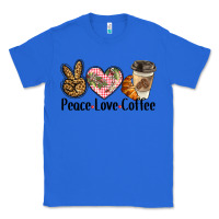 True Royal peace love coffee Classic Tee - BarkalooDesign