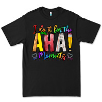Black IDiot Of The Aha Moments Premium Tee - CowhideDigitalArt