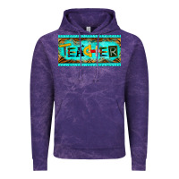 Cloud Purple teacher license plate Vintage Hoodie - BarkalooDesign