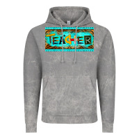 Cloud Rock teacher license plate Vintage Hoodie - BarkalooDesign