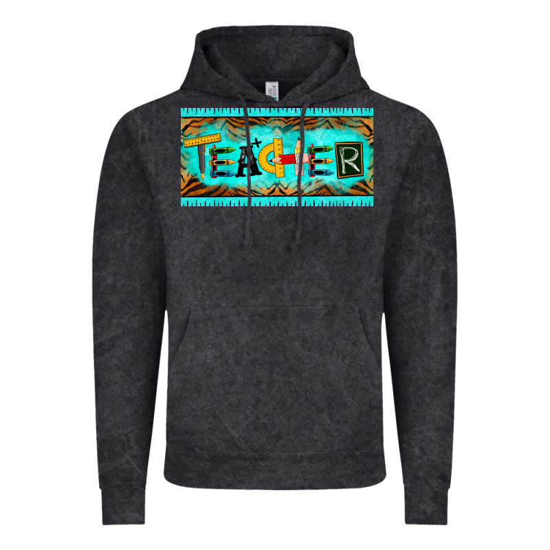 Teacher License Plate Vintage Hoodie by BarkalooDesign | Teevron