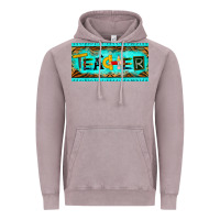 Vintage Zinc teacher license plate Vintage Hoodie - BarkalooDesign