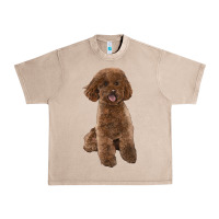 French Oak Poodles Dog lllustrations Urban Heavy Tee - LillyAllenDesigns