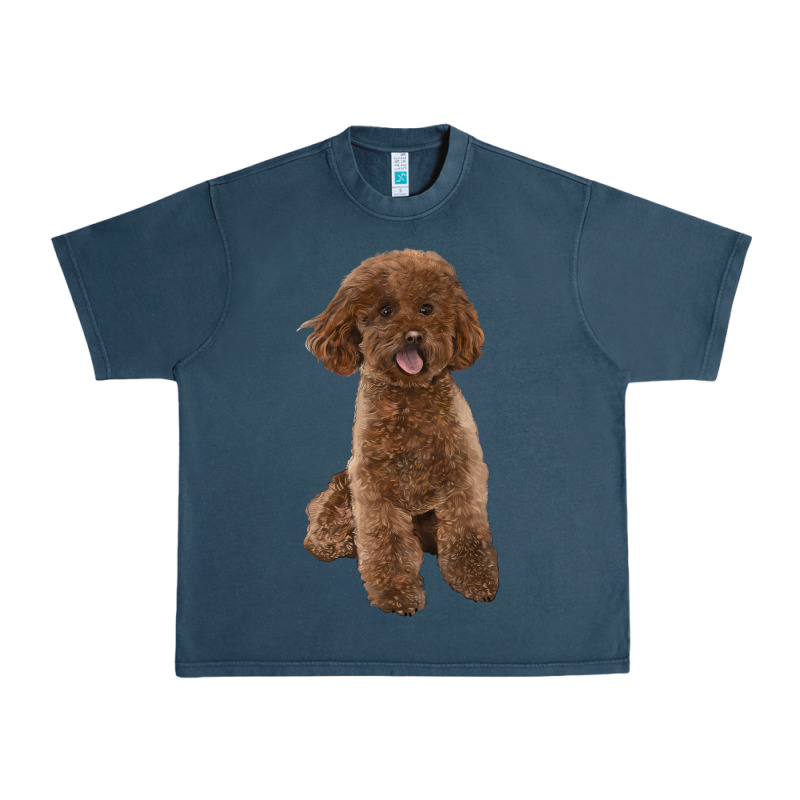 Poodles Dog Lllustrations Urban Heavy Tee by LillyAllenDesigns | Teevron