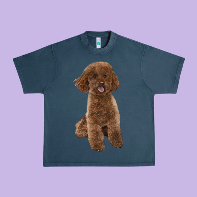 Poodles Dog Lllustrations Urban Heavy Tee Designed By Lillyallendesigns