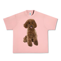 Salmon Poodles Dog lllustrations Urban Heavy Tee - LillyAllenDesigns