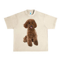 Sandshell Poodles Dog lllustrations Urban Heavy Tee - LillyAllenDesigns