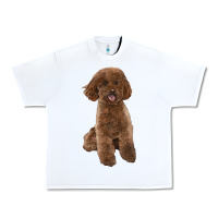 White Poodles Dog lllustrations Urban Heavy Tee - LillyAllenDesigns