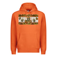 Carrot easter camouflage egg hunter bunny license plate template Premium Hoodie - BarkalooDesign