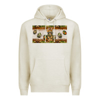Oatmeal Heather easter camouflage egg hunter bunny license plate template Premium Hoodie - BarkalooDesign