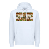 White easter camouflage egg hunter bunny license plate template Premium Hoodie - BarkalooDesign