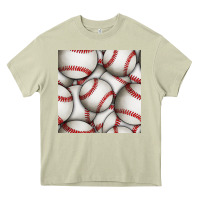 Mossy baseball seamless pattern Heavy Core Tee - BundleAndBundleShop