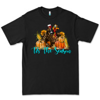 Black Western Fall Turkey Tis The Season Premium Tee - LillyAllenDesigns