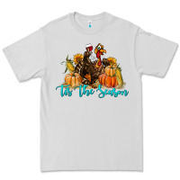 Dove Grey Western Fall Turkey Tis The Season Premium Tee - LillyAllenDesigns
