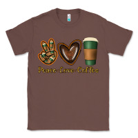 Chestnut peace love coffee Classic Tee - Jasminsmagicworld
