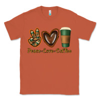 Copper peace love coffee Classic Tee - Jasminsmagicworld