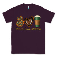 Plum peace love coffee Classic Tee - Jasminsmagicworld