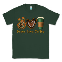 Sports Green peace love coffee Classic Tee - Jasminsmagicworld