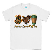 White peace love coffee Classic Tee - Jasminsmagicworld