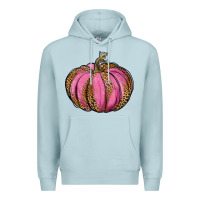Blue Mist leopard cancer pumpkin Premium Hoodie - RanaPortraitStore