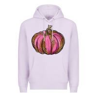 Lilac leopard cancer pumpkin Premium Hoodie - RanaPortraitStore