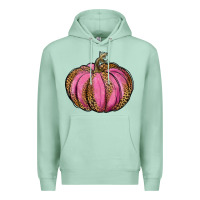 Seafoam leopard cancer pumpkin Premium Hoodie - RanaPortraitStore