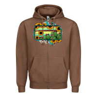 Chestnut Kansas map sunflower catus serape Zipper Hoodie - RanaPortraitStore