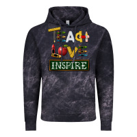 Cloud Black teach love inspire Vintage Hoodie - BarkalooDesign