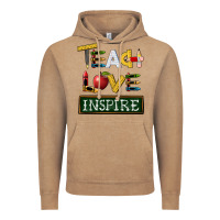 Vintage Coffee teach love inspire Vintage Hoodie - BarkalooDesign