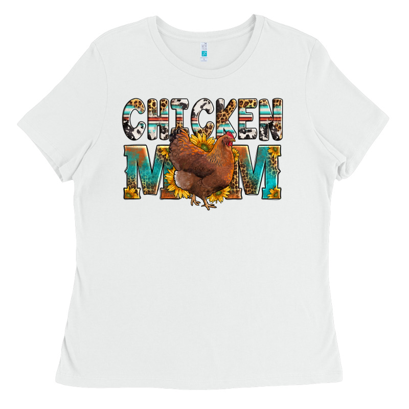 Chicken Mom Ladies Tee by LillyAllenDesigns | Teevron