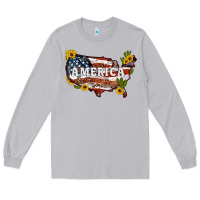 Moon Dust usa map Long Sleeve Tee - Artiststas