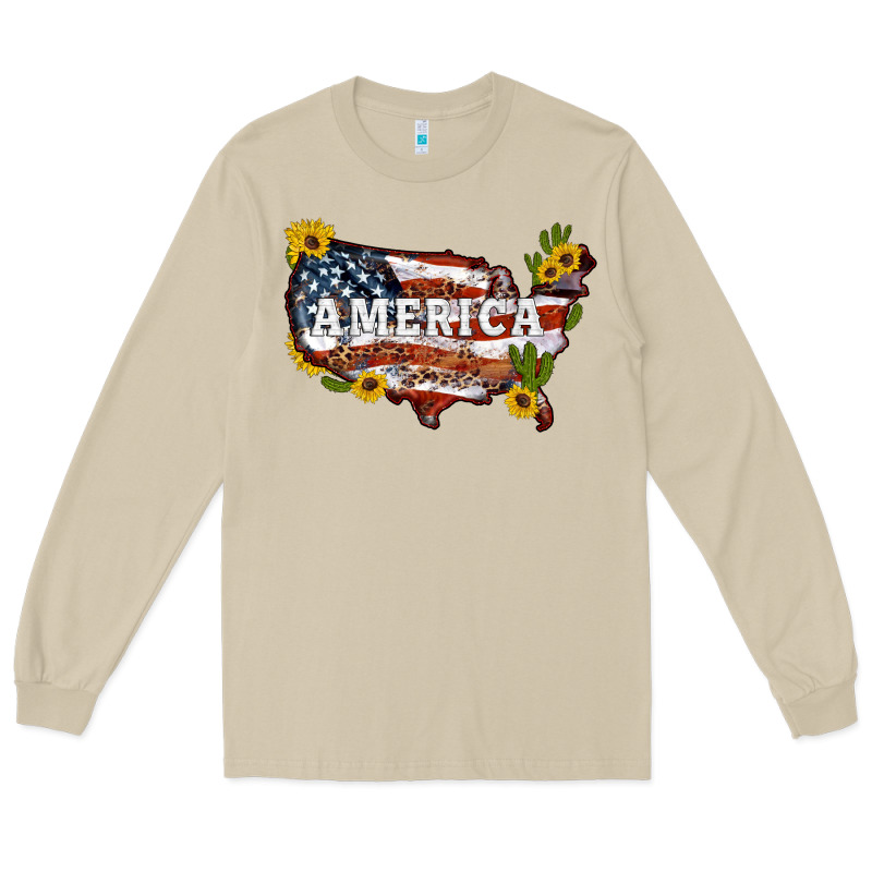 Usa Map Long Sleeve Tee by Artiststas | Teevron